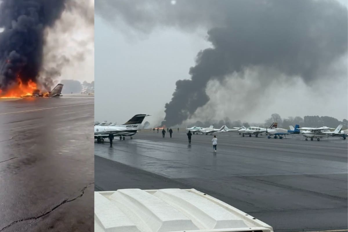 Avión privado se estrelló al aterrizar en Carolina del Norte; autoridades federales investigan