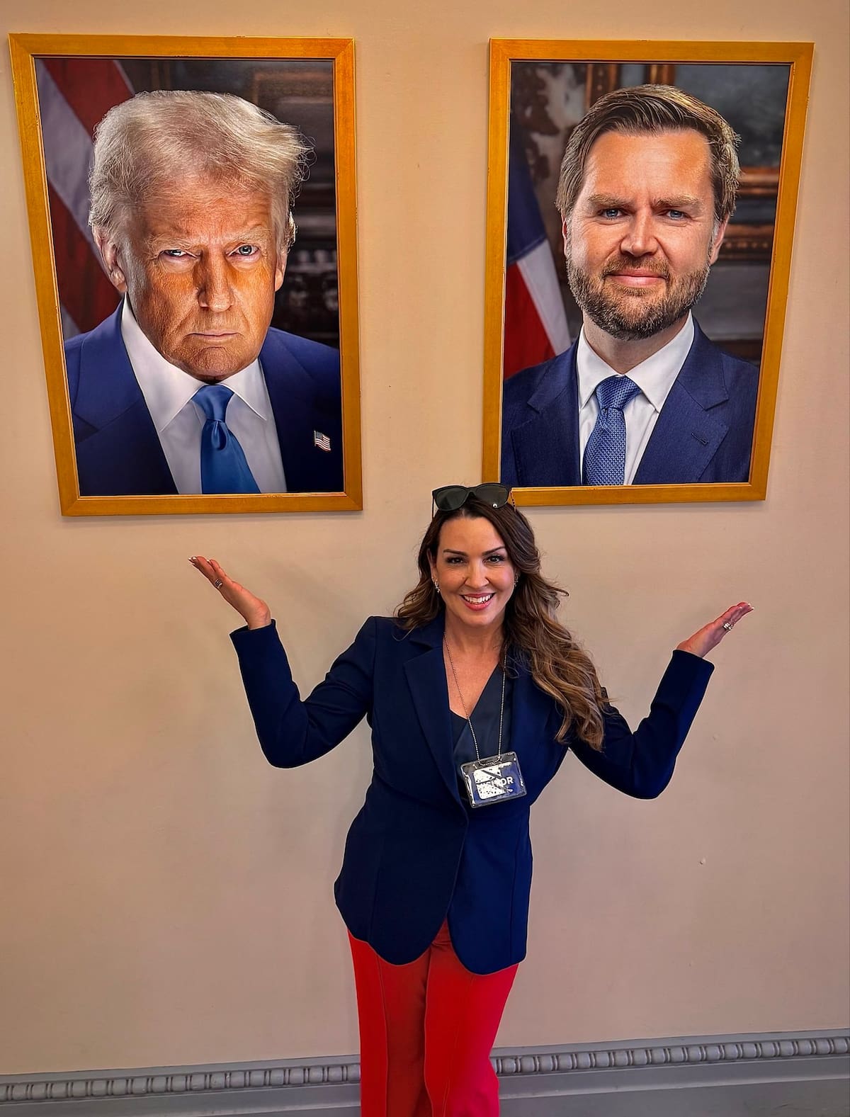 Sara Carter, la zar antidrogas de Estados Unidos bajo el gobierno de Donald Trump. | Crédito: X @SaraCarterDC