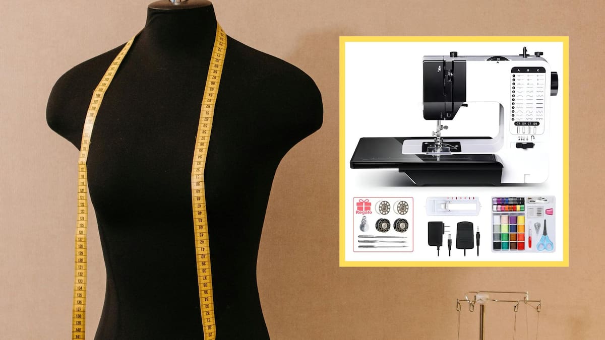 Aprovecha el descuento del 40% en la máquina de coser electrónica que ofrece treinta y ocho patrones distintos incluyendo ojal automático y envío gratuito para iniciar tus proyectos de costura profesional