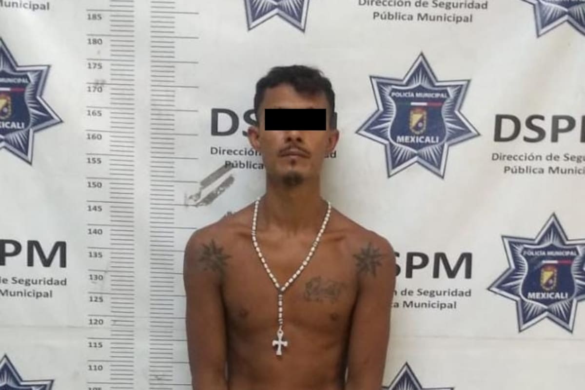 Sorprenden a hombre robando en un domicilio