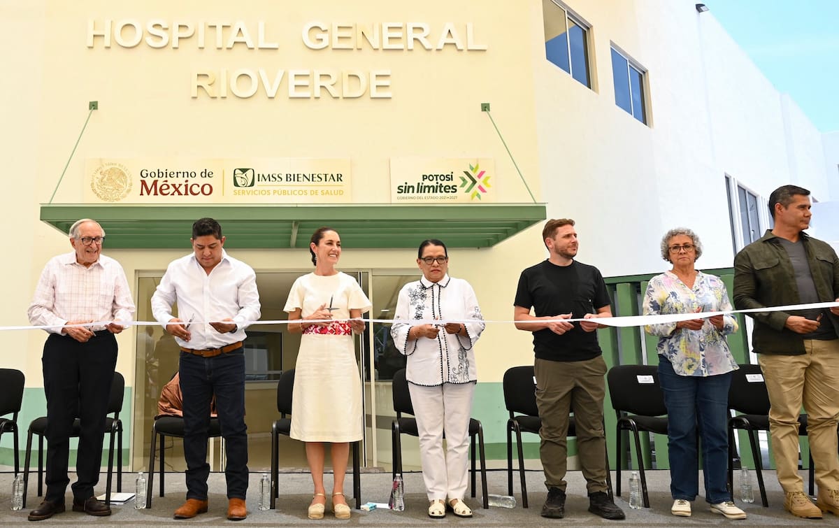 Inauguración de la torre de imagenología, laboratorio y hemodiálisis del Hospital General Rioverde.