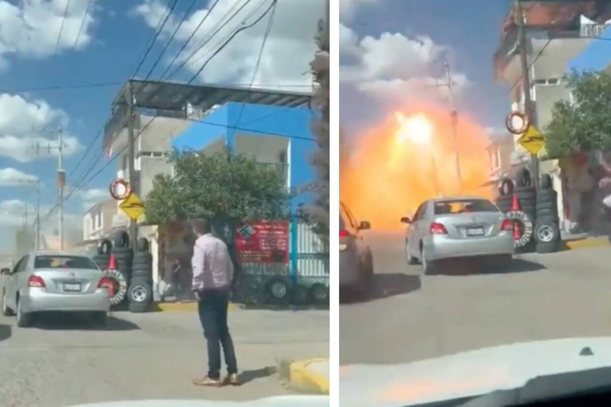 VIDEO: Conductor capta momento en que ocurre explosión dentro de tortillería en Aguascalientes