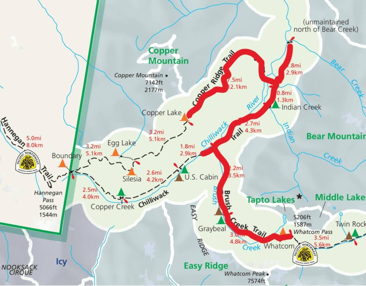 Parte del sendero que Schock esperaba recorrer se cerró después de los incendios forestales de 2021 y 2022 /
Servicio de Parques Nacionales