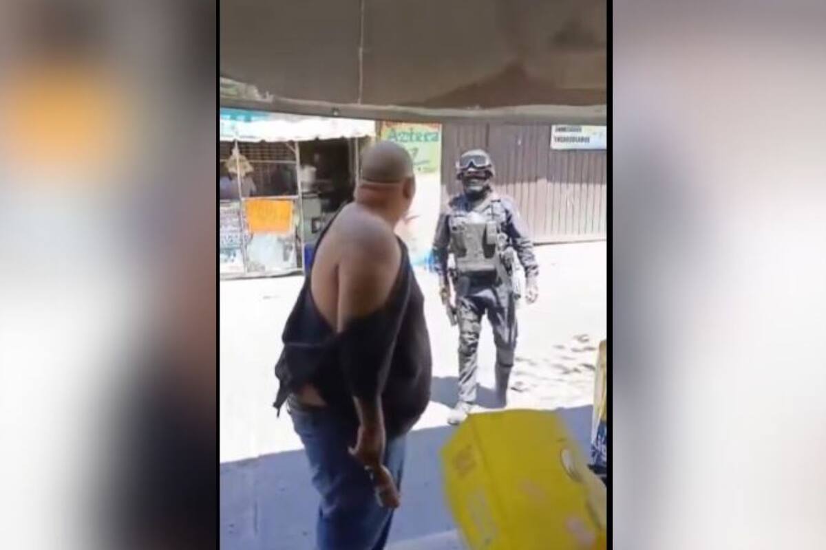 VIDEO: Policías estatales de Guerrero son captados agrediendo a comerciantes en Chilpancingo