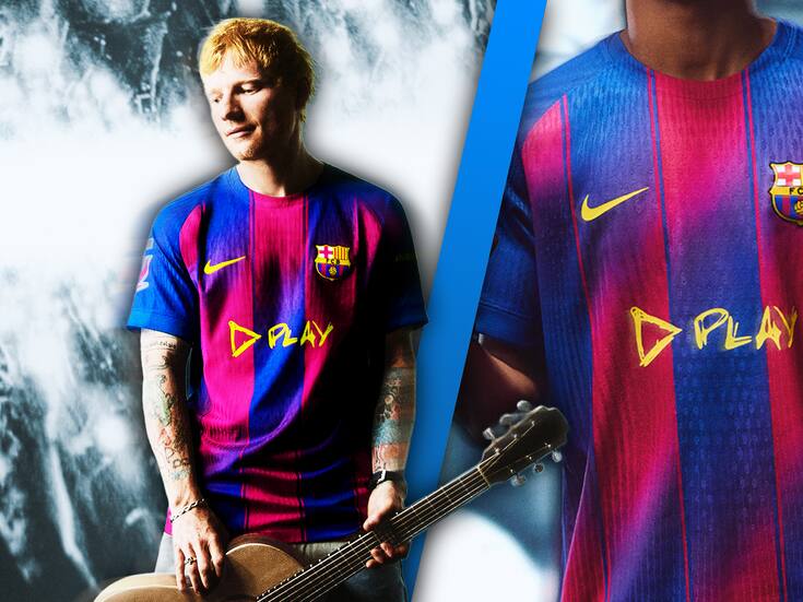 ¿Cuánto cuesta? Así se ve la playera colaboración con Ed Sheeran que usará el Barcelona en el Clásico contra el Real Madrid