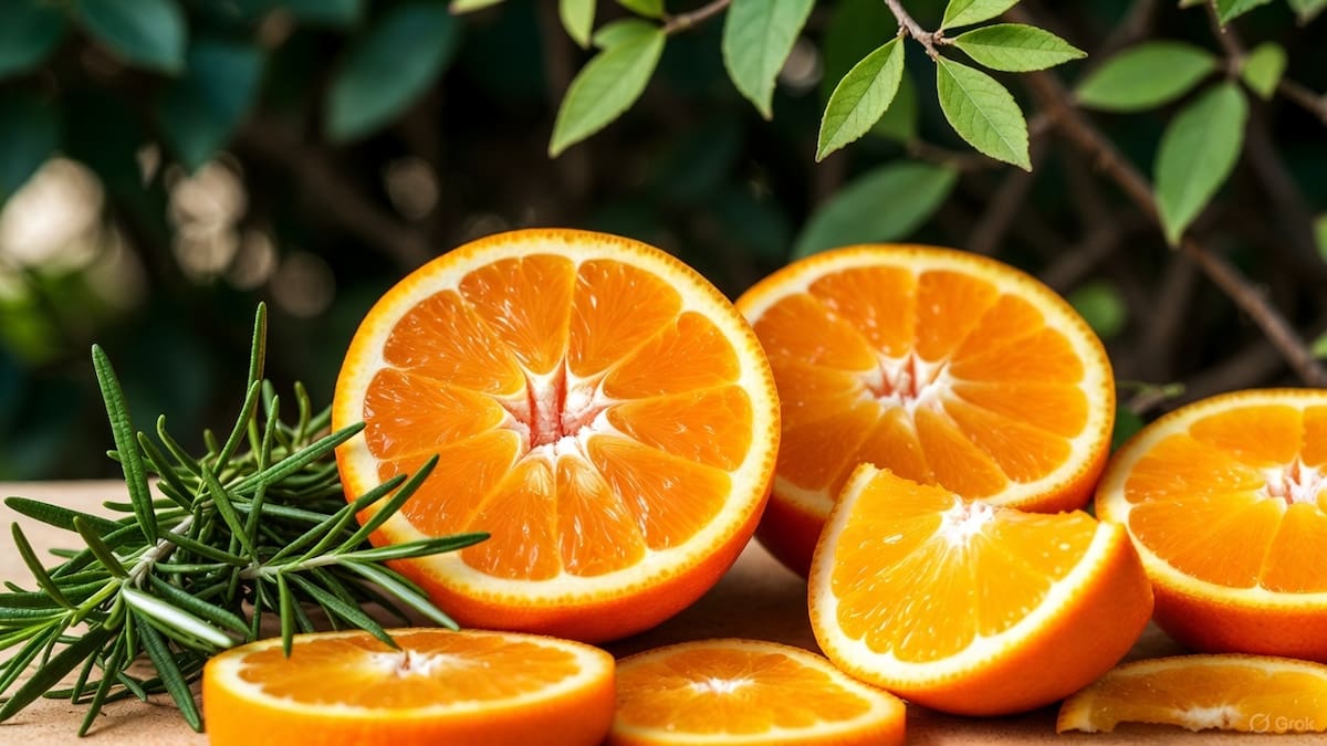 ¿Por qué deberías decorar el árbol de navidad con naranja y romero Esto significa | Foto: Especial Grok/canva
