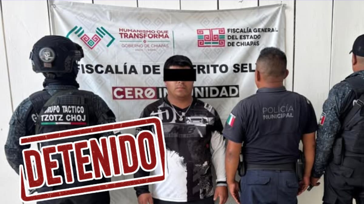 Detienen en flagrancia a hombre acusado de pederastia en Ocosingo: operativo conjunto lo captura en Chiapas