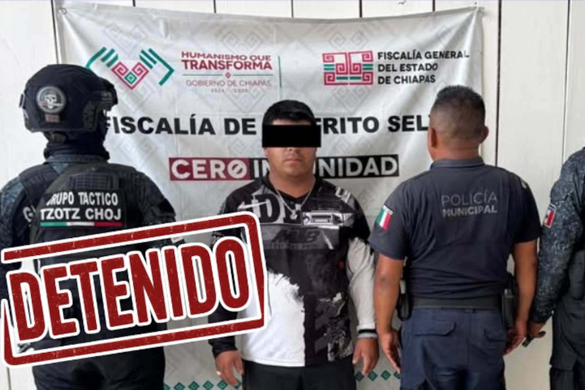 Detienen en flagrancia a hombre acusado de pederastia en Ocosingo: operativo conjunto lo captura en Chiapas