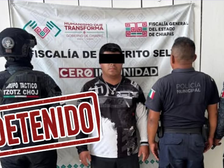 Detienen en flagrancia a hombre acusado de pederastia en Ocosingo: operativo conjunto lo captura en Chiapas
