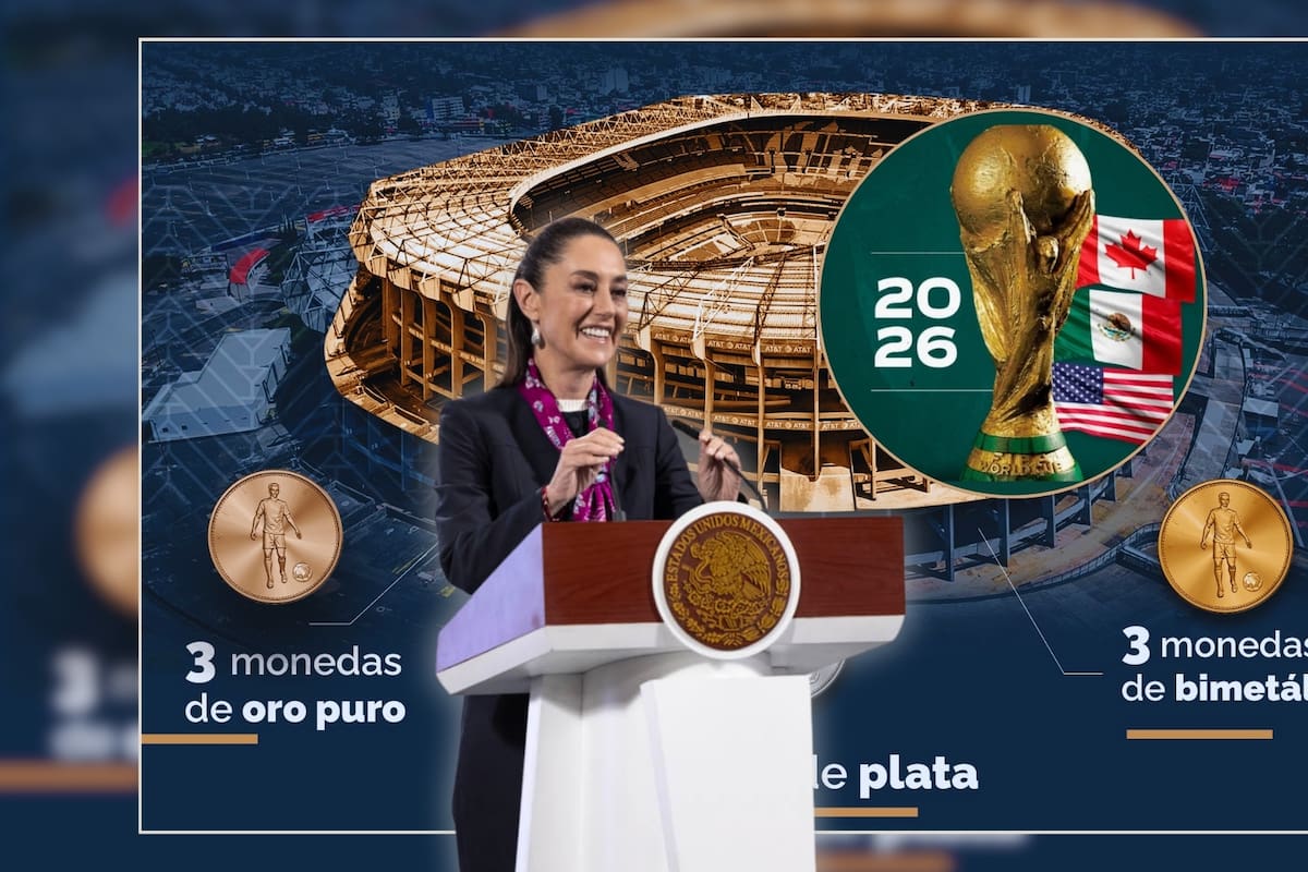 Aprueban monedas conmemorativas del Mundial 2026; serán oro, plata y bimetálicas: Conoce su valor