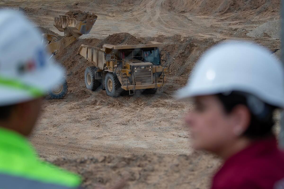 Aspecto de los trabajos en la zona de la Mina el pinabete, en el municipio de Sabinas estado de Coahuila.(México). EFE/Miguel Sierra