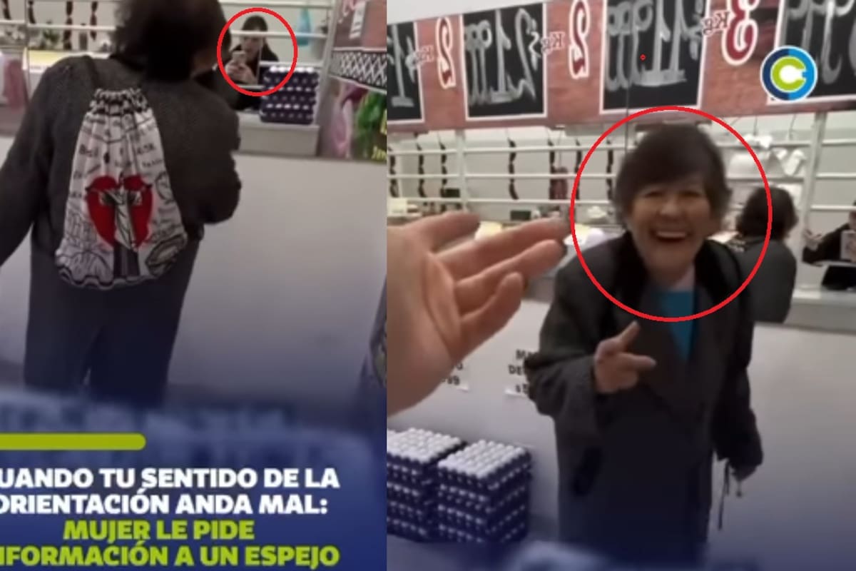 Pero dese la vuelta, estoy acá: mujer habla con un espejo pensando que una trabajadora estaba frente a ella