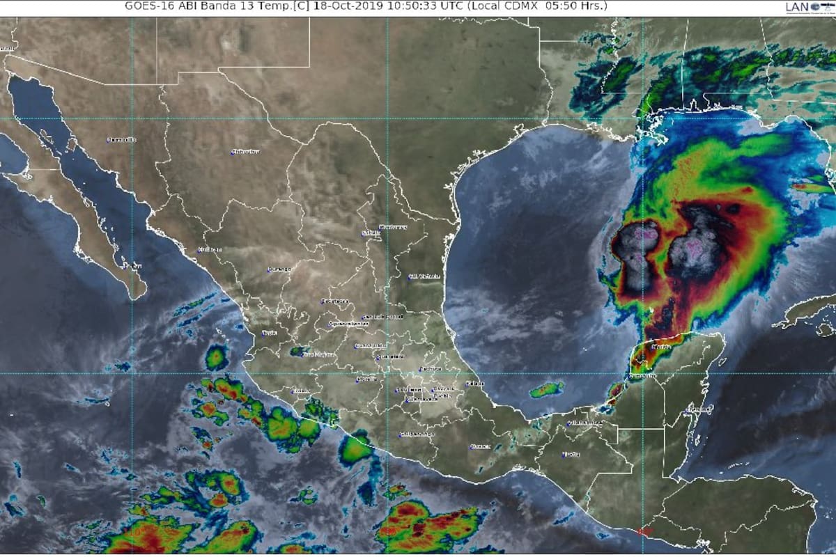 Fuertes lluvias para Nayarit y lluvias aisladas para Sonora