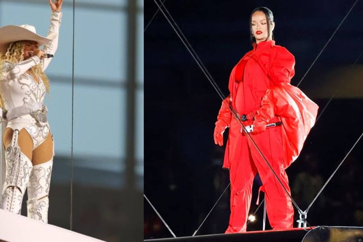 ¿Beyoncé le copió a Rihanna? Comparan el Show de la NFL de ambas artistas