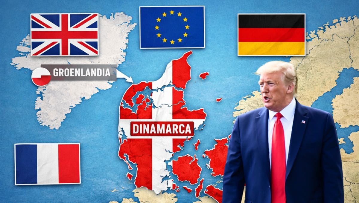 La Comisión Europea, Reino Unido, Alemania, Francia y países nórdicos defendieron la soberanía danesa y recordaron que Groenlandia está protegida por la OTAN, luego de que Donald Trump reiterara que Estados Unidos “necesita” la isla por razones estratégicas.