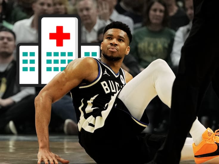 ¿Qué lesión sufrió Giannis Antetokounmpo en el último juego de los Bucks?