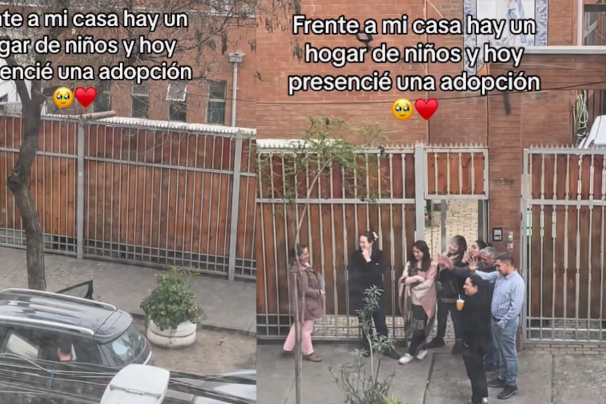 “Hoy presencié una adopción”: joven captura el momento exacto en que se llevan a un niño de una casa hogar