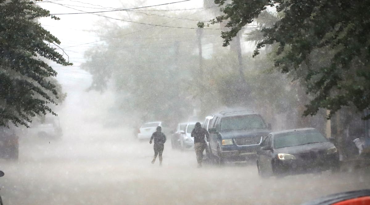 Imagen de archivo de una tormenta en Hermosillo.