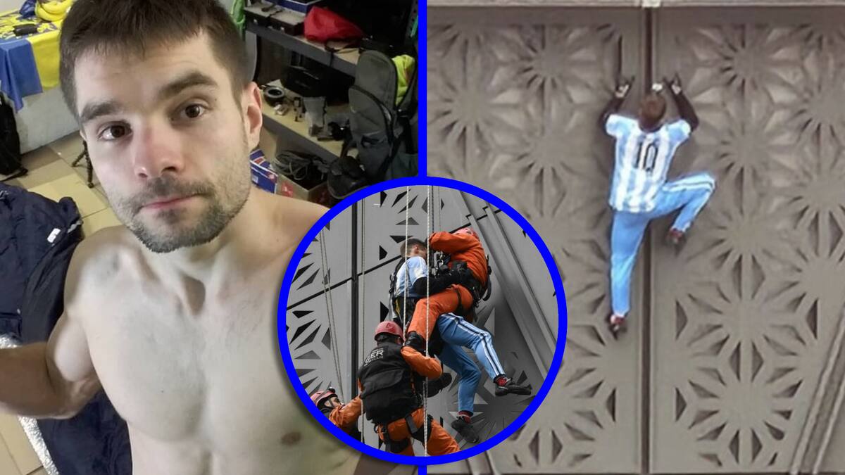Influencer polaco que escaló rascacielos sin protección en Buenos Aires tiene prohibido entrar a Argentina por tres años