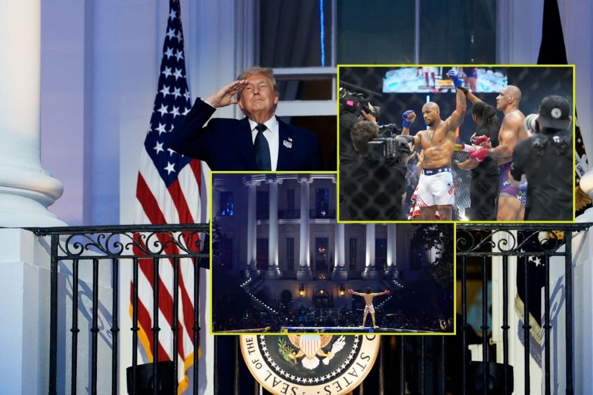 Trump celebró a la UFC en la Casa Blanca como un evento “increíble” con luchadores “sobresalientes” tras una cartelera histórica con Justin Gaethje, Ciryl Gane y más de 4 mil asistentes en el jardín sur