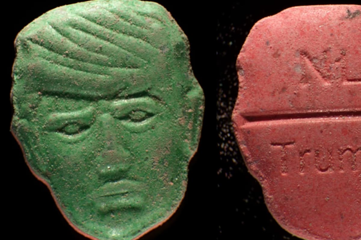 Las pastillas de éxtasis con la cara de Donald Trump que provocan alarma sanitaria en Países Bajos