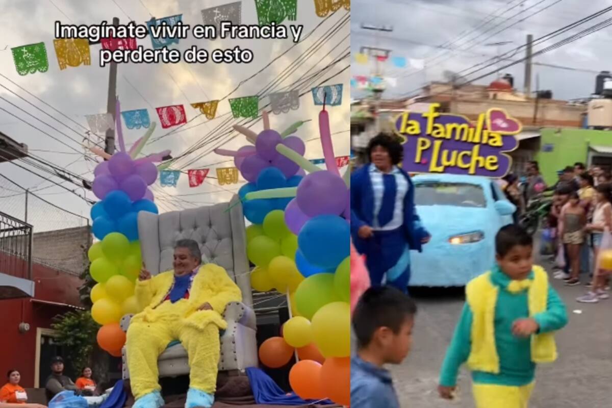 “Imagínate vivir en Francia y perderte de esto”: inauguración de fiestas patronales se vuelve viral por recrear a la Familia P. Luche