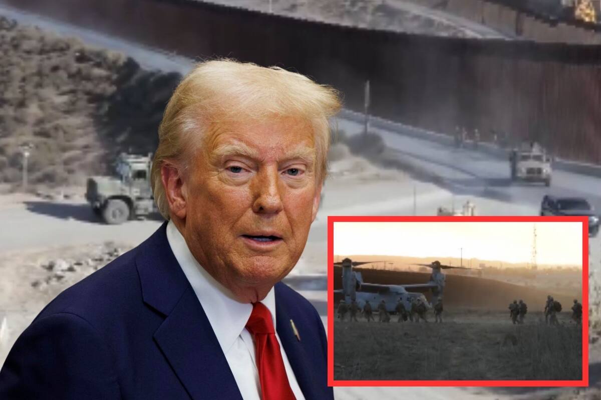 Gobierno de Trump despliega marines en la frontera entre EU y México para “proteger a Estados Unidos”