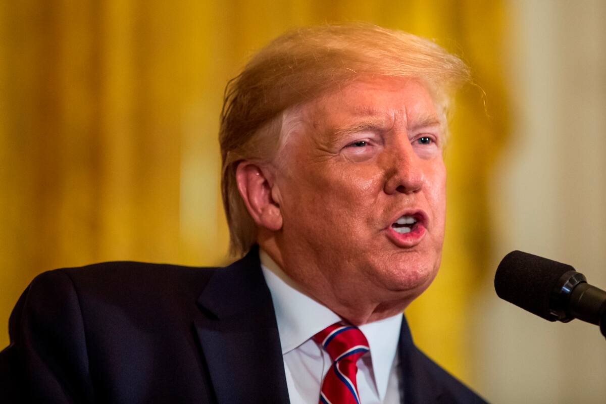 El expresidente de Estados Unidos Donald Trump. EFE/ZACH GIBSON/Archivo