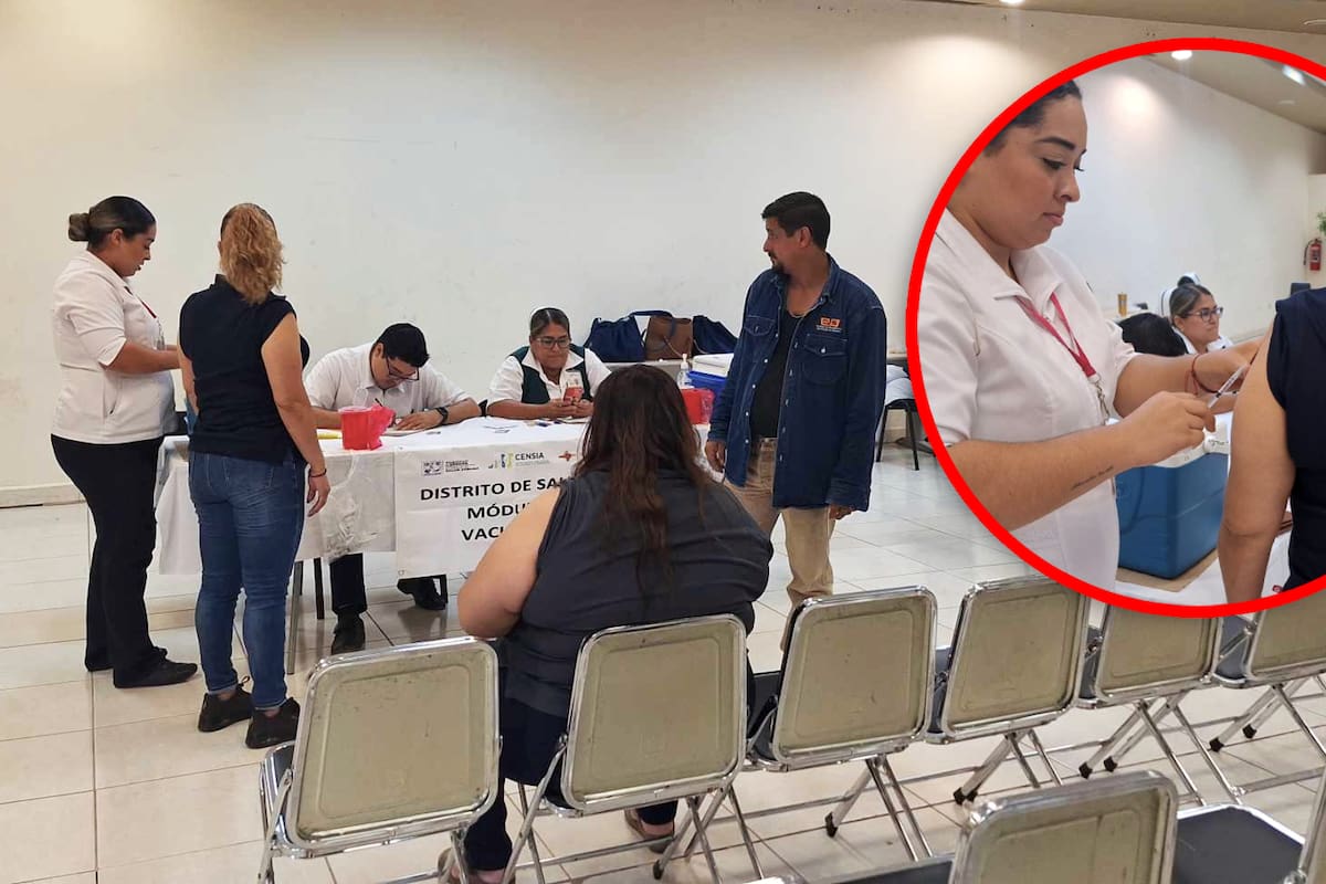 Acuden pocos a aplicarse la vacuna del sarampión; aplican sólo 80 dosis
