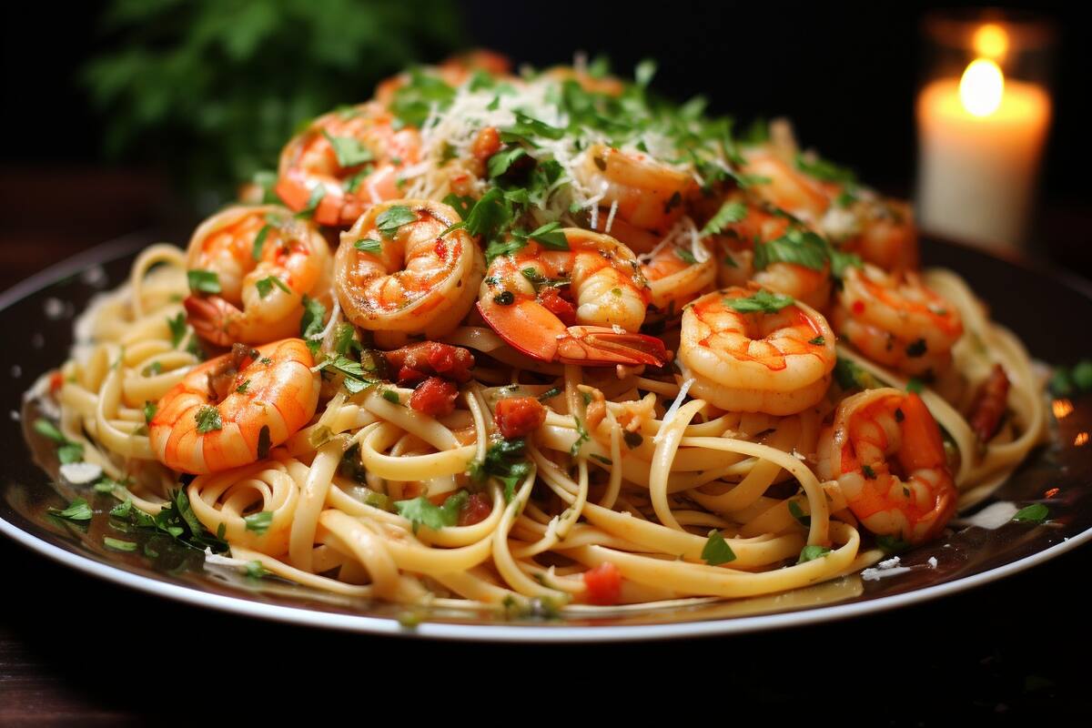El espagueti con camarones es una receta perfecta para Navidad. Con ingredientes como camarones, ajo, aceite de oliva y limón, este platillo combina sabor, frescura y beneficios para la salud. Fácil de preparar, ideal para sorprender a tus seres queridos.