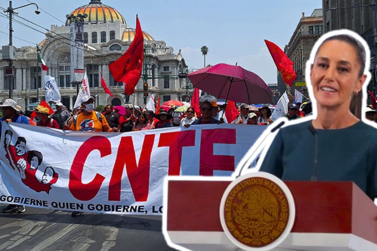 “Ojalá pudiéramos dar más”: Sheinbaum responde al rechazo de la CNTE al aumento salarial