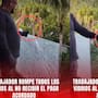 Trabajador daña vidrios que instaló por falta de pago
