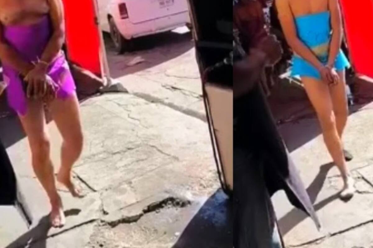 Los golpean y los desnudan: exhiben a hombres como presuntos delincuentes en Guasave, Sinaloa