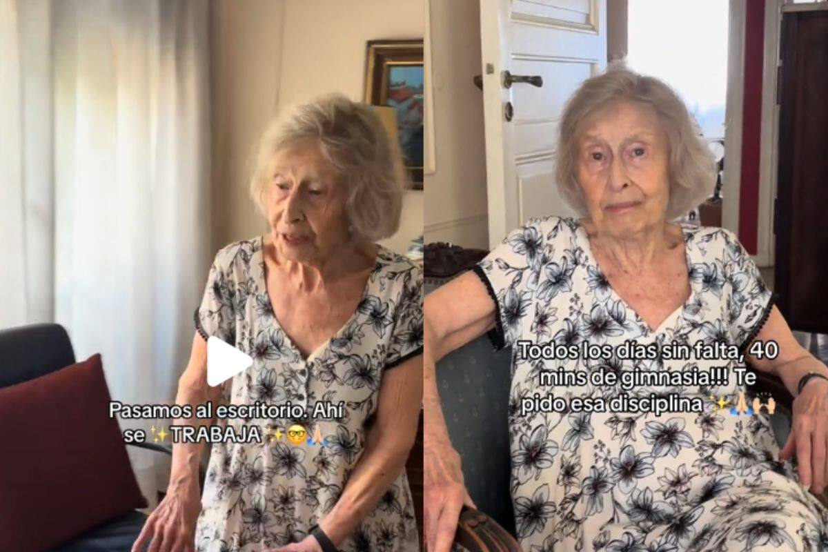 “Hace más que yo en la semana”: Abuela de 93 años cuenta cómo es su día a día