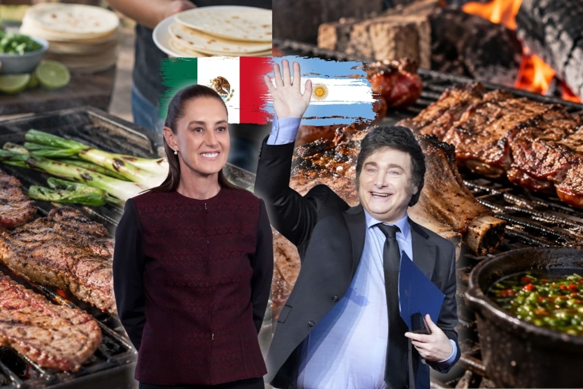 Mientras en México la carne asada se disfruta con tortillas y salsa, en Argentina el asado tradicional tiene cortes y una preparación propia que sigue todo un ritual alrededor del fuego