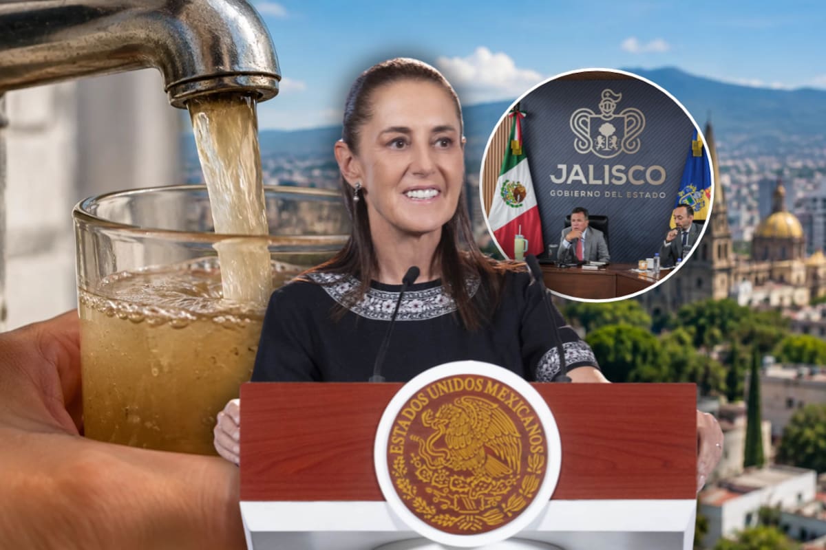 Sheinbaum anuncia que el Gobierno federal cubrirá el 100% de las obras contra la crisis de agua contaminada en Guadalajara, con una inversión de hasta 13 mil millones de pesos