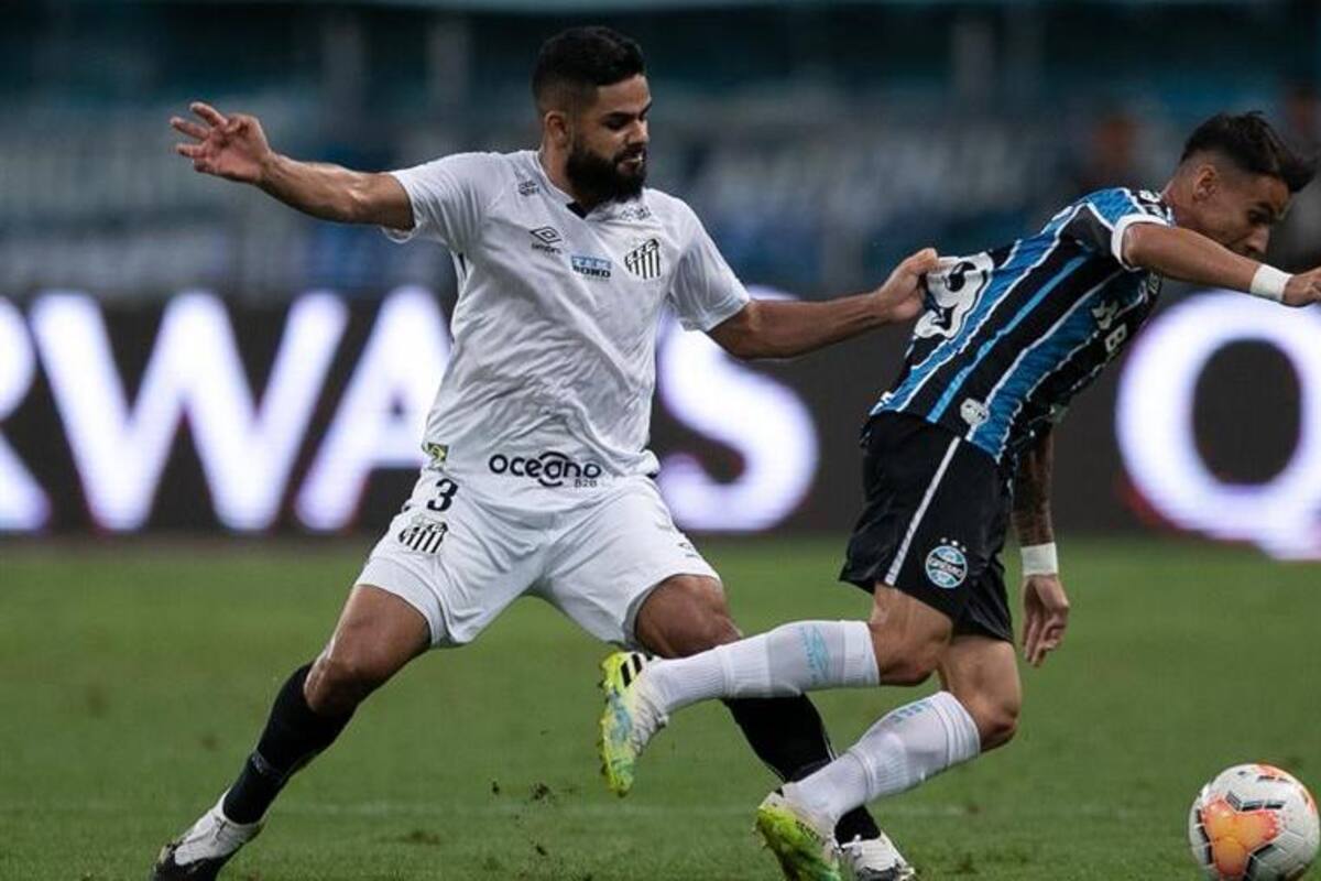 Santos y Gremio empatan en duelo de ida de Cuartos de Final de Copa Libertadores