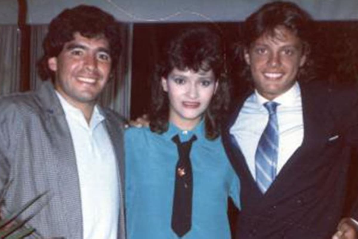 Revela Rocío Banquells cómo presentó a Maradona con Luis Miguel