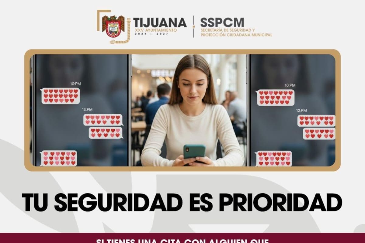 SSPCM emite recomendaciones de seguridad para citas con desconocidos