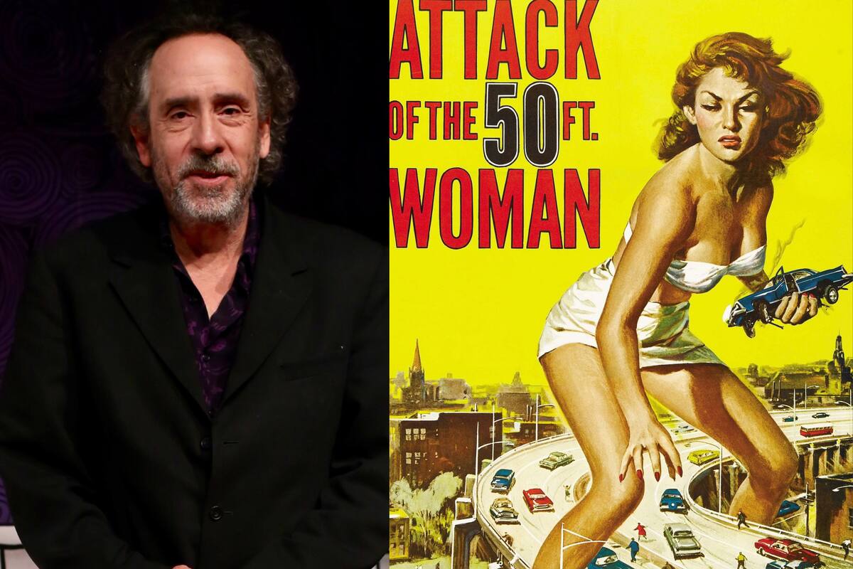 Tim Burton se embarca en la reimaginación del clásico de ciencia ficción: “Attack of the fifty foot woman”