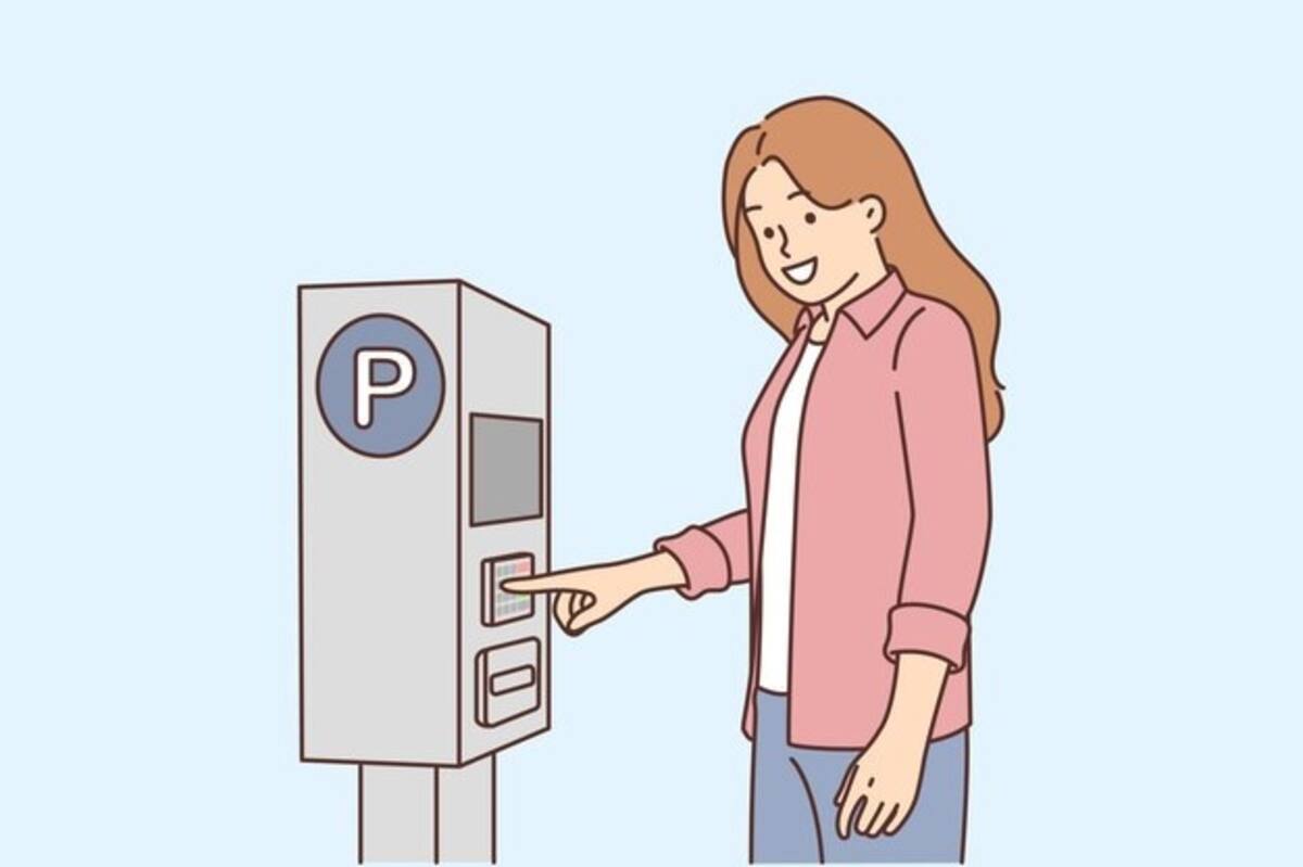 Máquina automática de pago de estacionamiento | Créditos: Freepik