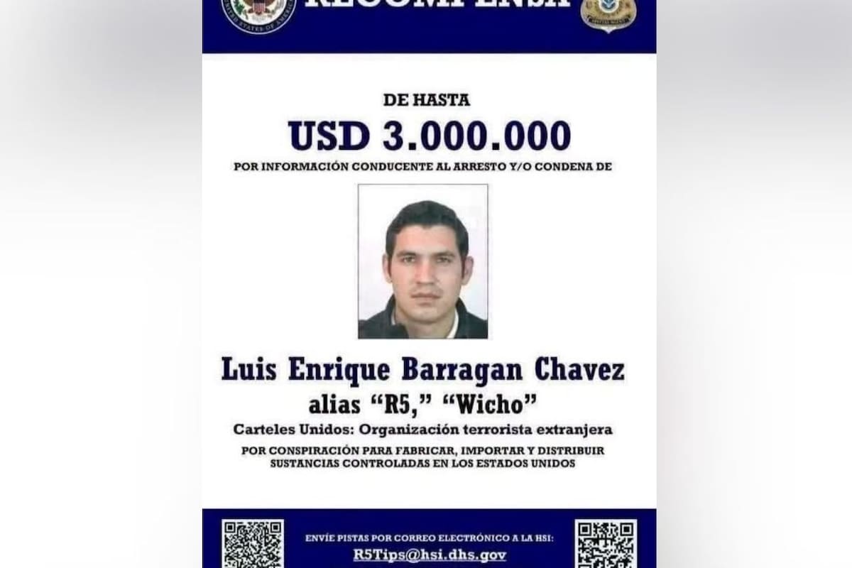 Reportan posible abatimiento de “R5” durante operativo en Michoacán; EU ofrecía 3 millones de dólares por su captura