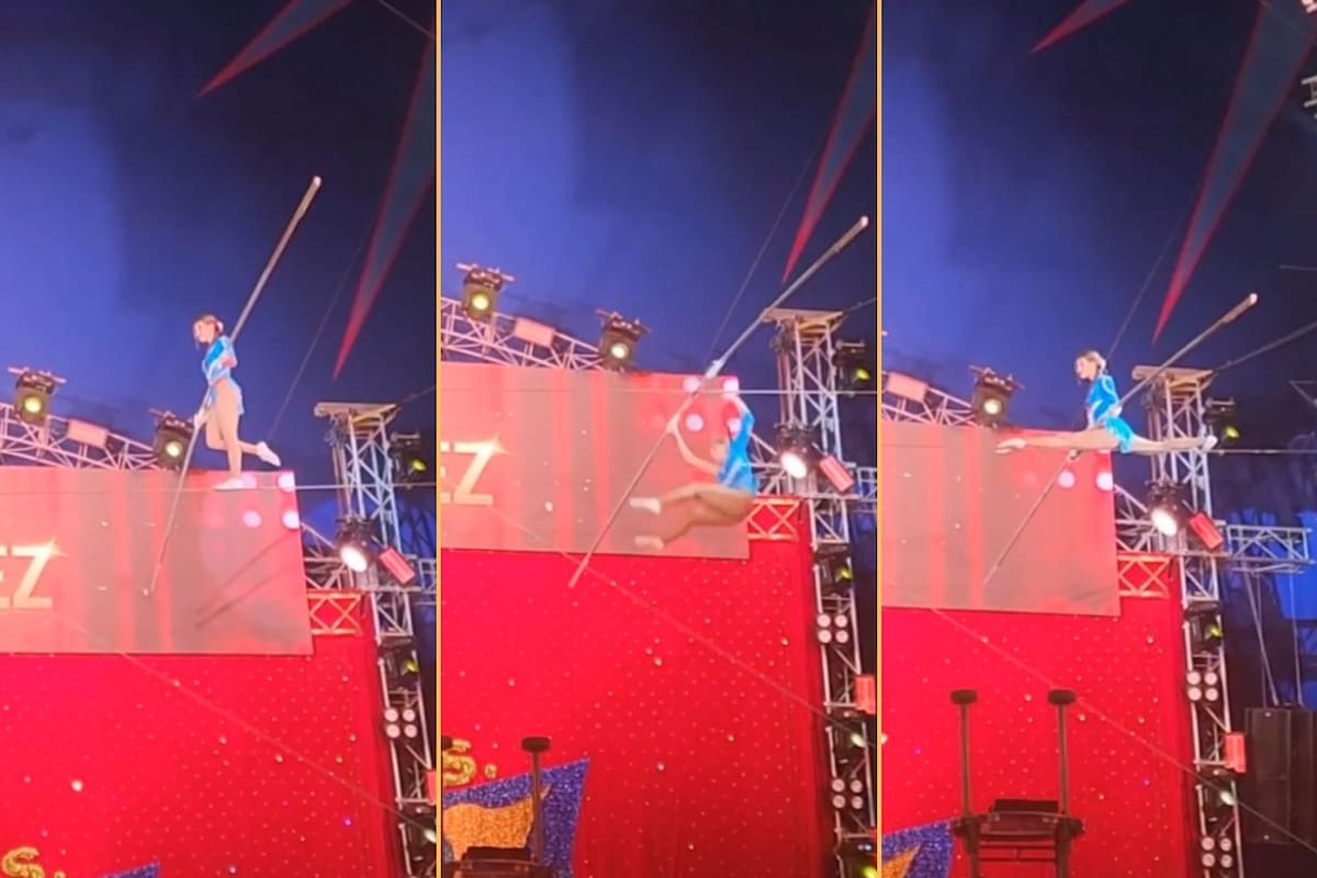 Trapecista sobrevive a impactante caída de 10 metros en Circo Hermanos Gasca de Cali