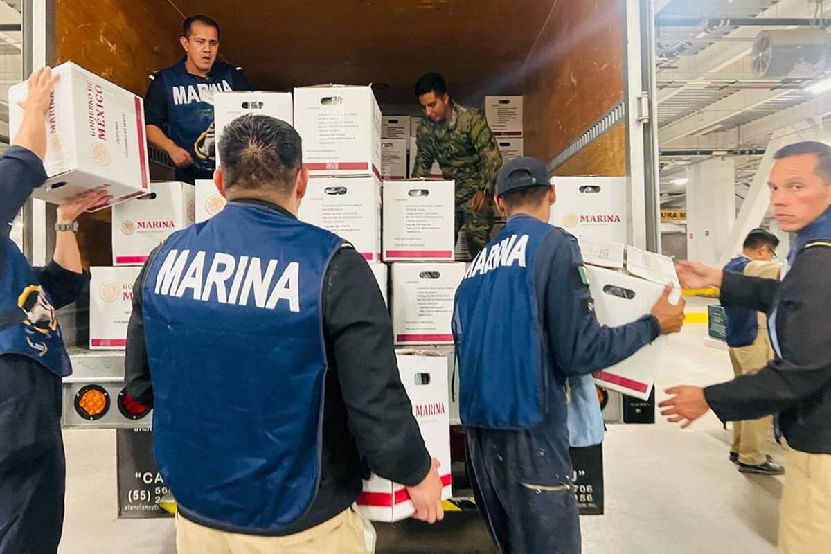 Monta Segunda Región Naval centro de acopio por huracán ‘John’