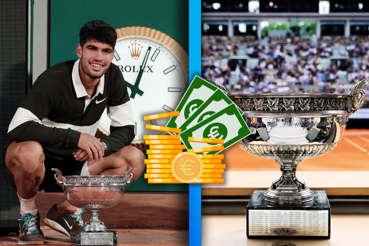 Esta es la millonaria cantidad que ganó Carlos Alcaraz tras coronarse en Roland Garros