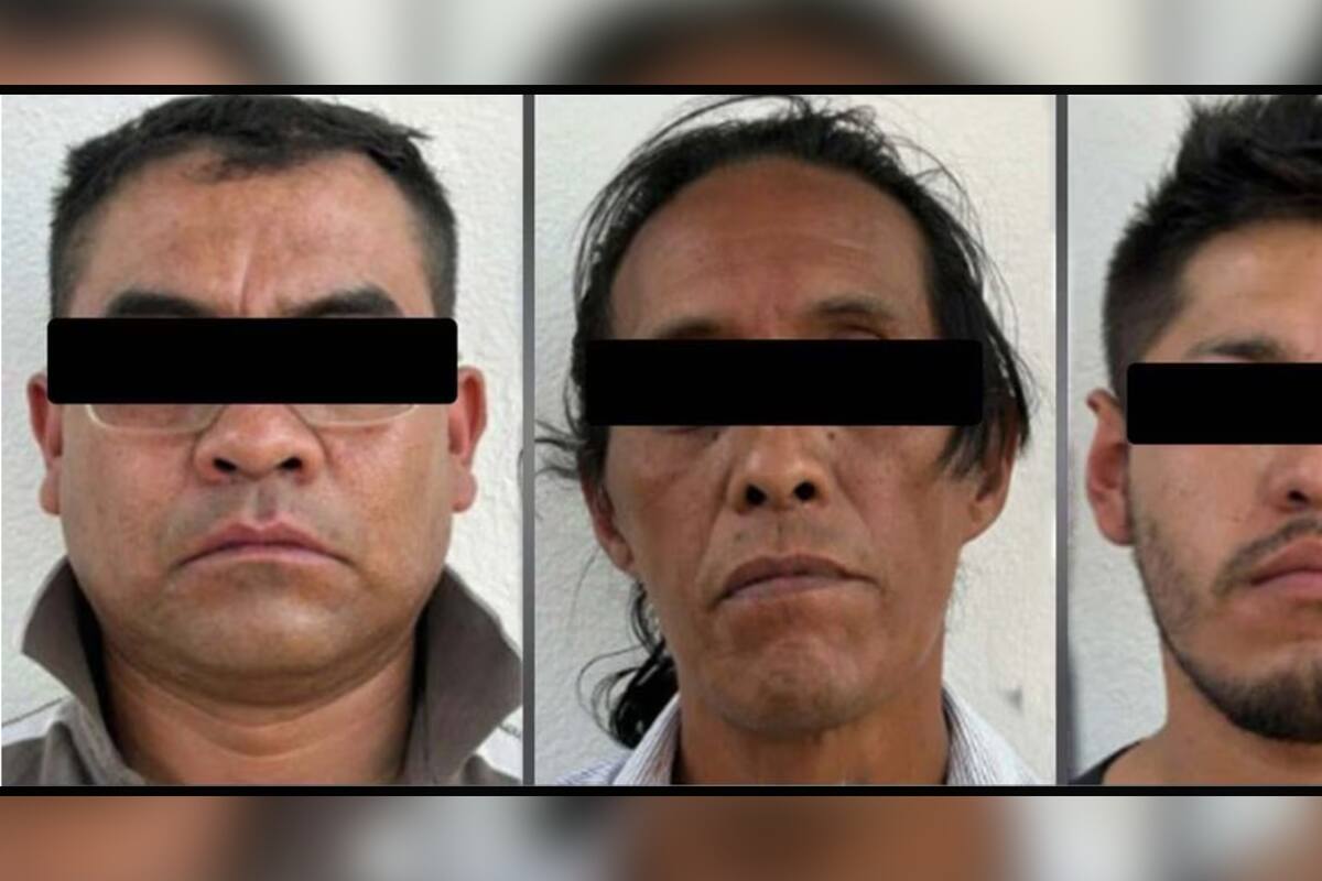 Detienen a 3 presuntos integrantes del CJNG por homicidio y desmembramiento de un hombre en Edomex
