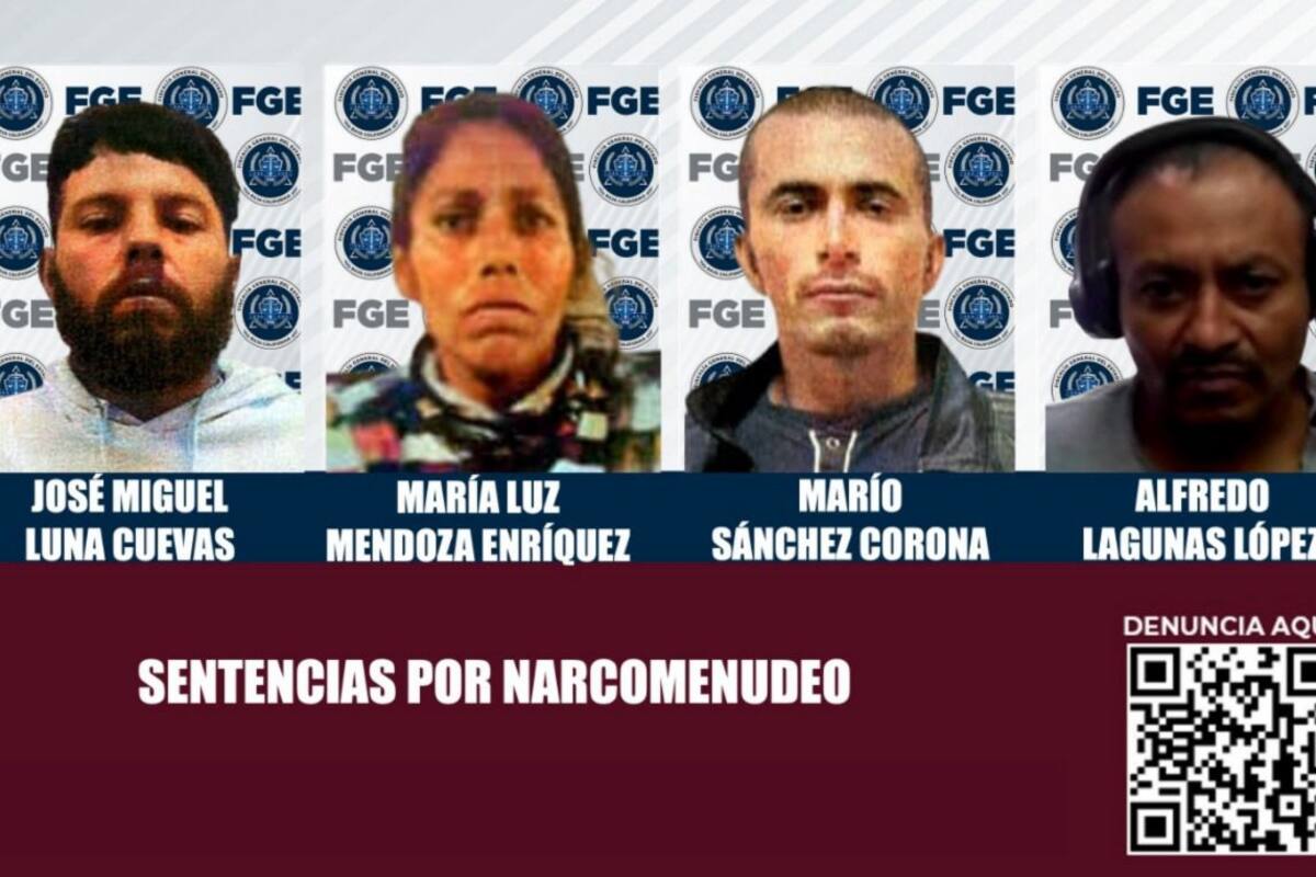 Sentencian a cinco por narcomenudeo
