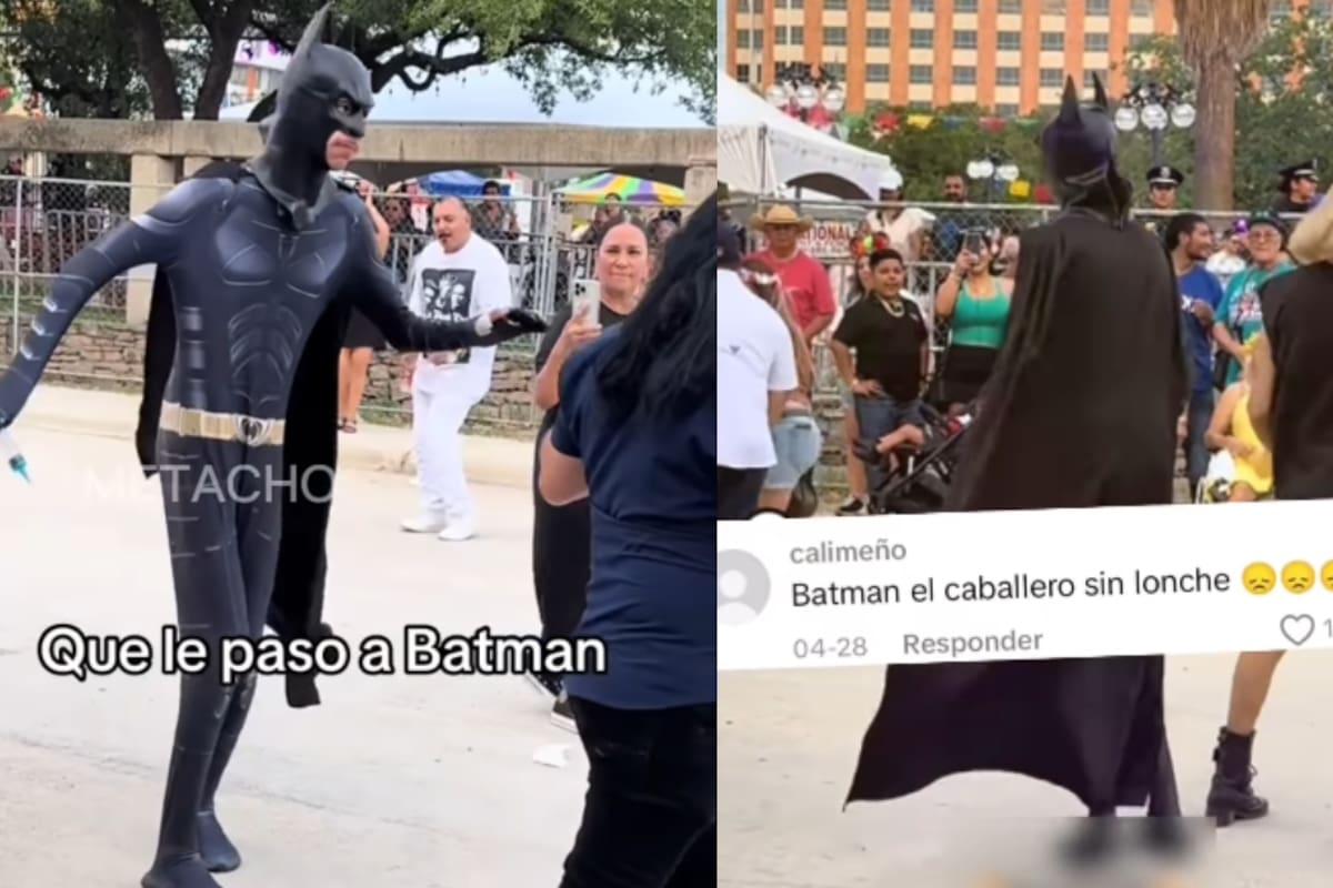 ‘Batman, el esqueleto de la noche’: imitador en extrema delgadez desata ingeniosos comentarios