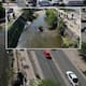 Bomberos rescatan a hombre que cayó a canal en Hermosillo