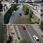 Bomberos rescatan a hombre que cayó a canal en Hermosillo